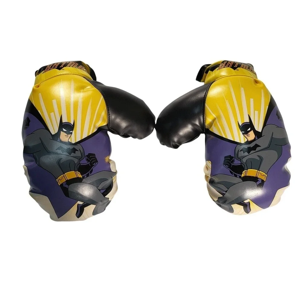 DC Comics Batman Boxing Gloves Training Punching Sparring Kids Play Size (S11)